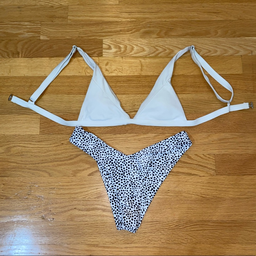 Polka dot bikini